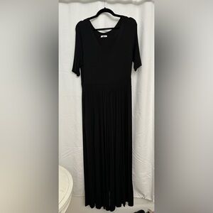 Elegant Black Knit Women's Jumpsuit